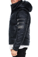 Regular Fit Jacke Herren Echtleder 22RS032LUX Navy XXL