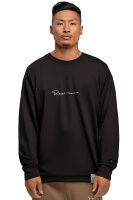 Oversized Langarm Shirt Herren  23RS042 Black XXL