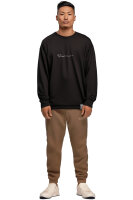 Oversized Langarm Shirt Herren  23RS042 Black XXL