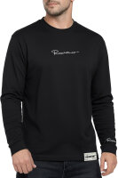 Reichstadt Herren Oversized Langarm Shirt 23RS042 Black 4XL