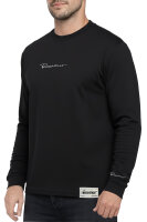 Reichstadt Herren Oversized Langarm Shirt 23RS042 Black 4XL