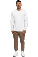 Oversized Langarm Shirt Herren  23RS042 White S