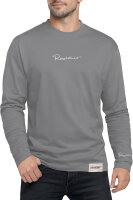 Reichstadt Herren Oversized Langarm Shirt 23RS042 Dark Grey M
