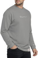 Oversized Langarm Shirt Herren  23RS042 Dark Grey XXL