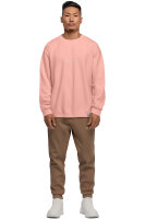Oversized Langarm Shirt Herren  23RS042 Old Pink S
