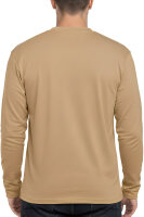 Oversized Langarm Shirt Herren  23RS042 Warm Brown L