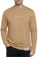 Reichstadt Herren Oversized Langarm Shirt 23RS042 Warm Brown 3XL