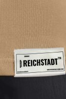 Reichstadt Herren Oversized Langarm Shirt 23RS042 Warm Brown 3XL