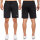 Regular Fit Shorts Herren Marken-Stick 23RS043 Black XXL