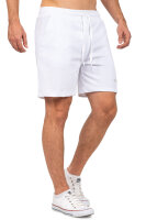 Reichstadt Herren Regular Fit Kurze Hose Marken-Stick 23RS043 White L
