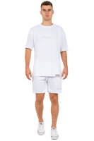 Reichstadt Herren Regular Fit Kurze Hose Marken-Stick 23RS043 White L