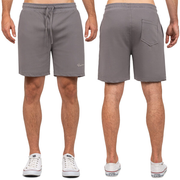 Regular Fit Shorts Herren Marken-Stick 23RS043 Dark Grey L