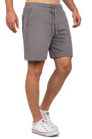 Reichstadt Herren Regular Fit Kurze Hose Marken-Stick 23RS043 Dark Grey L