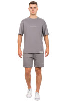 Reichstadt Herren Regular Fit Kurze Hose Marken-Stick 23RS043 Dark Grey L