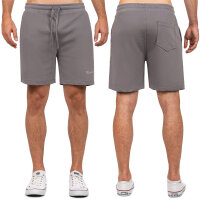 Regular Fit Shorts Herren Marken-Stick 23RS043 Dark Grey 4XL