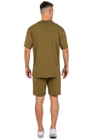 Regular Fit Shorts Herren Marken-Stick 23RS043 Khaki M