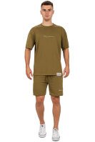 Regular Fit Shorts Herren Marken-Stick 23RS043 Khaki L