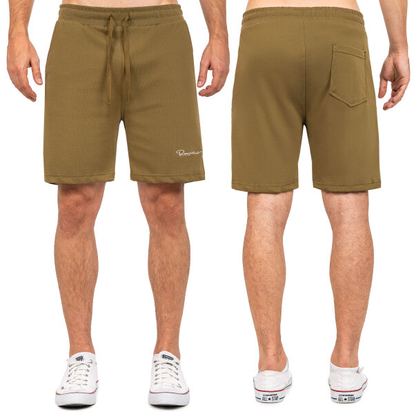 Regular Fit Shorts Herren Marken-Stick 23RS043 Khaki 4XL