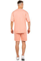 Reichstadt Herren Regular Fit Kurze Hose Marken-Stick 23RS043 Old Pink L