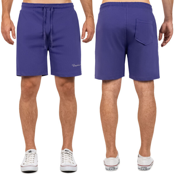 Reichstadt Herren Regular Fit Kurze Hose Marken-Stick 23RS043 Light Purple S