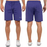 Reichstadt Herren Regular Fit Kurze Hose Marken-Stick 23RS043 Light Purple S