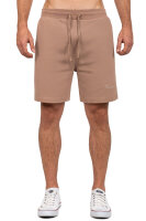Reichstadt Herren Regular Fit Kurze Hose Marken-Stick 23RS043 Warm Brown S