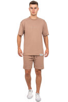 Reichstadt Herren Regular Fit Kurze Hose Marken-Stick 23RS043 Warm Brown S