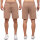 Regular Fit Shorts Herren Marken-Stick 23RS043 Warm Brown XXL