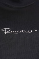 Reichstadt Damen Oversized Kurzarmshirt Brand Stick 23RSW044 Black XL