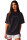 Reichstadt Damen Oversized Kurzarmshirt Brand Stick 23RSW044 Black XL
