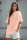 Oversized T-Shirt Damen Brand Stick23RSW044 Old Pink L