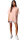 Reichstadt Damen Oversized Kurzarmshirt Brand Stick 23RSW044 Old Pink L