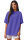 Reichstadt Damen Oversized Kurzarmshirt Brand Stick 23RSW044 Light Purple L