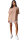 Reichstadt Damen Oversized Kurzarmshirt Brand Stick 23RSW044 Warm Brown XL