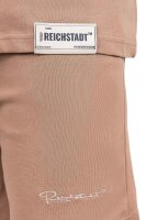 Oversized T-Shirt Herren Logoschriftzug 22RS033 Warm Brown S