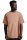 Oversized T-Shirt Herren Logoschriftzug 22RS033 Warm Brown 3XL