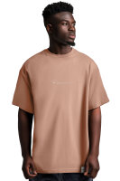 Oversized T-Shirt Herren Logoschriftzug 22RS033 Warm Brown 5XL