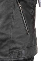 Reichstadt Herren Regular Fit Kunstlederweste RS006W PU Black XS