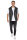 Reichstadt Herren Regular Fit Kunstlederweste RS006W PU Black L