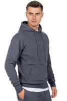 Reichstadt Herren Regular Fit Hoodie Marken-Stick 23RS034 Anthracite 3XL