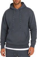 Reichstadt Herren Regular Fit Hoodie Marken-Stick 23RS034 Anthracite 4XL