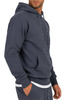Reichstadt Herren Regular Fit Hoodie Marken-Stick 23RS034 Anthracite 4XL