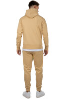Regular Fit Hoodie Herren Marken-Stick 23RS034 Beige 4XL