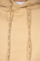 Regular Fit Hoodie Herren Marken-Stick 23RS034 Beige 4XL