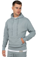 Reichstadt Herren Regular Fit Hoodie Marken-Stick 23RS034 Grey M