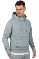 Reichstadt Herren Regular Fit Hoodie Marken-Stick 23RS034 Grey M