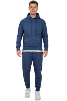 Regular Fit Hoodie Herren Marken-Stick 23RS034 Dark Blue XL