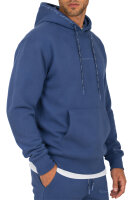 Reichstadt Herren Regular Fit Hoodie Marken-Stick 23RS034 Dark Blue XL
