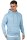 Reichstadt Herren Regular Fit Hoodie Marken-Stick 23RS034 Baby Blue XXL