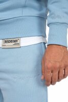 Reichstadt Herren Regular Fit Hoodie Marken-Stick 23RS034 Baby Blue 4XL